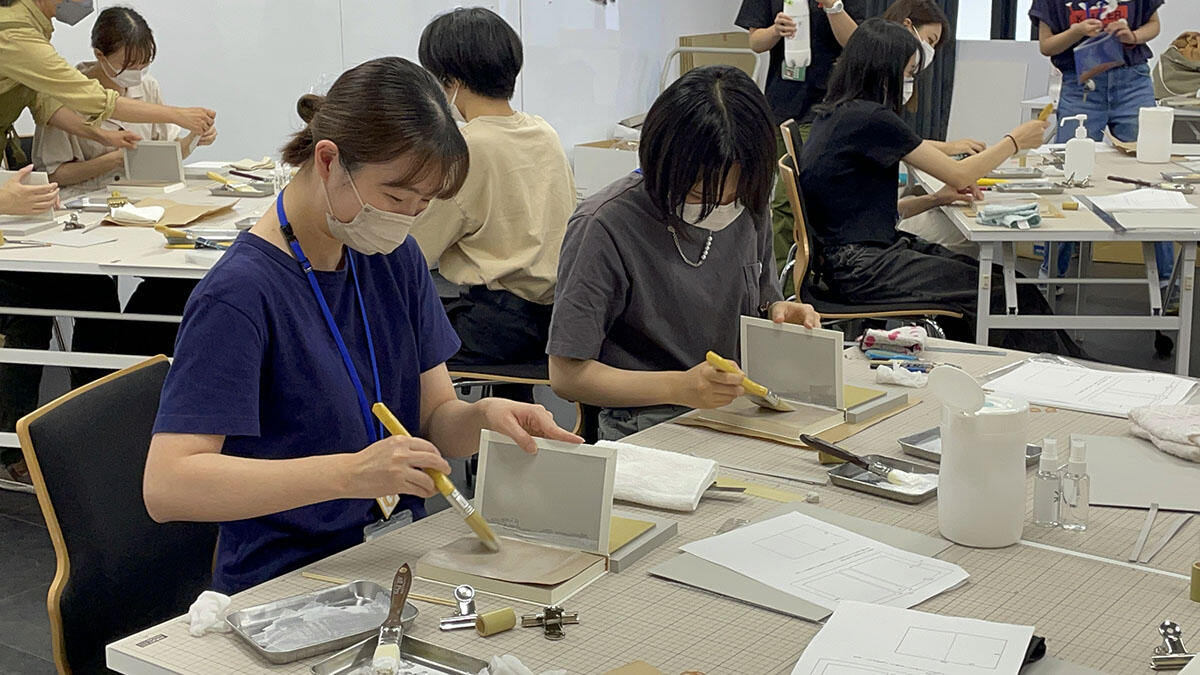3年生_美篶堂さまによる製本ワークショップ｜学科ブログ｜東北芸術工科